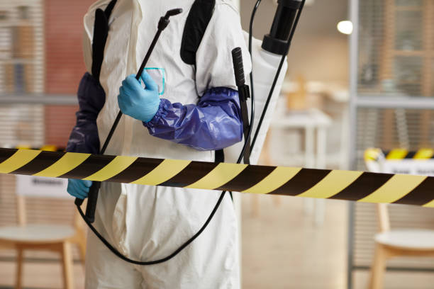 Professional Biohazard technician working in Bellport, NY